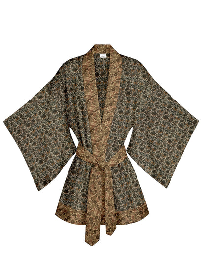 One Of A Kind Recyled Sari Kimono #110