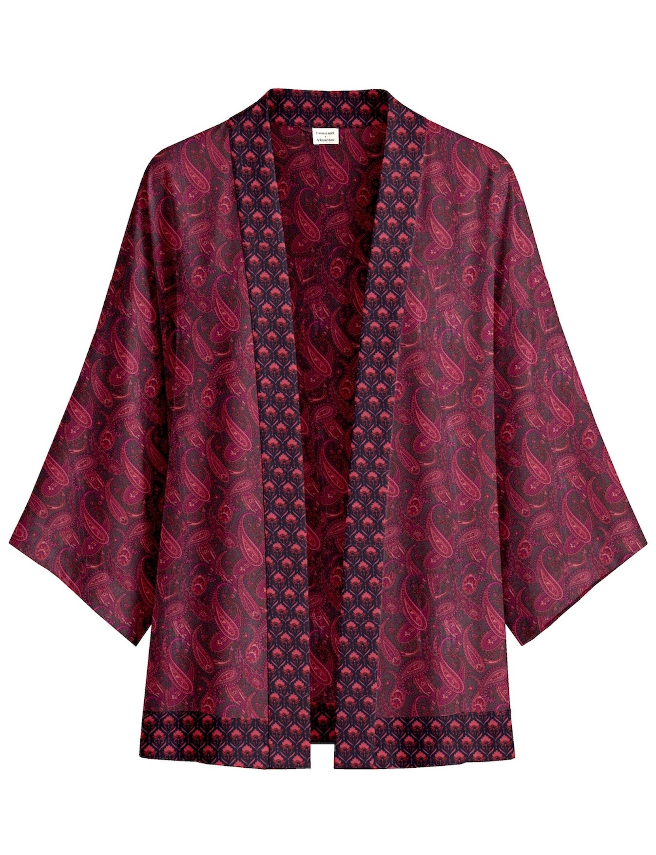 One Of A Kind Recyled Sari Kimono #111