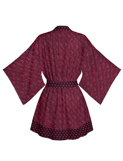 One Of A Kind Recyled Sari Kimono #111