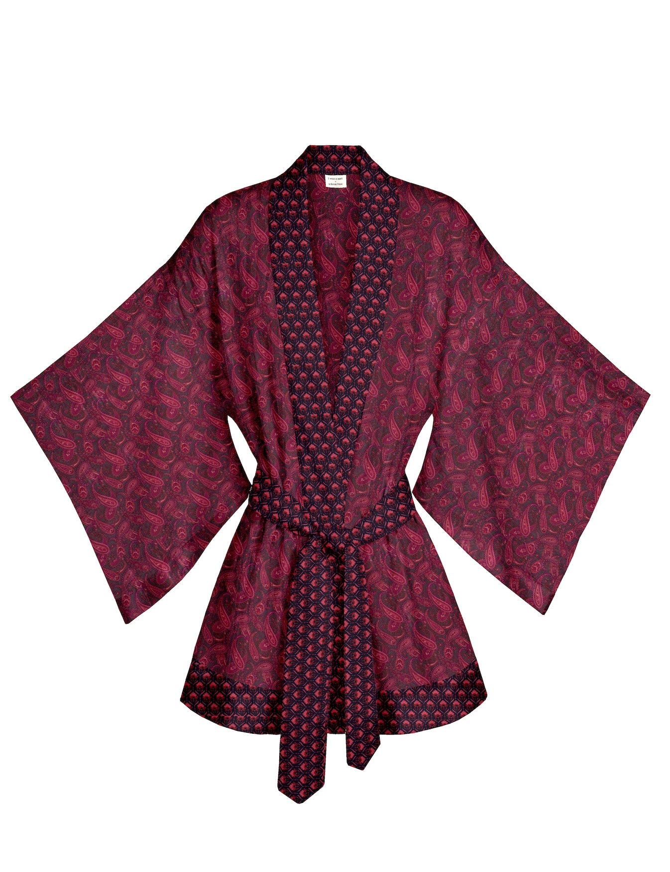 One Of A Kind Recyled Sari Kimono #111