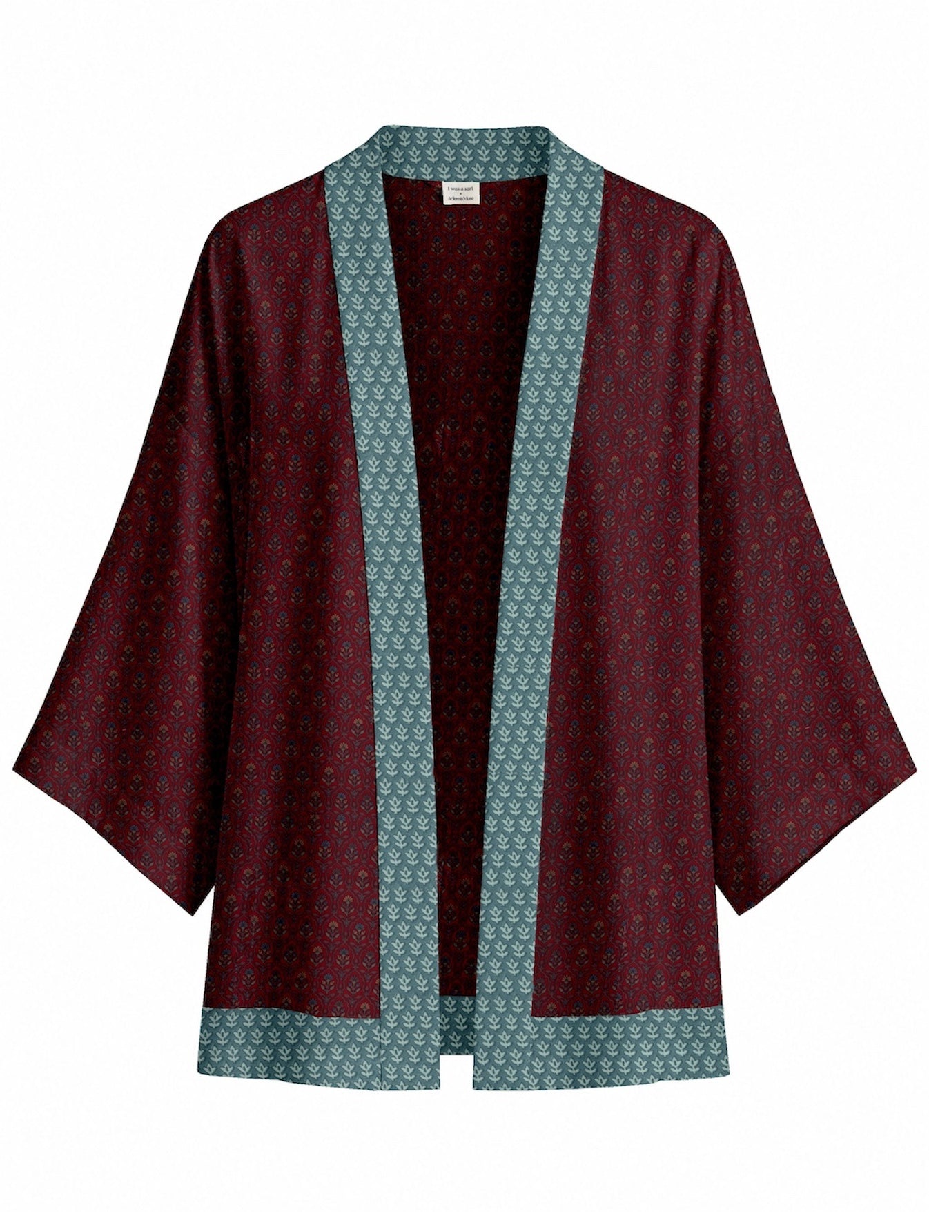 One Of A Kind Recyled Sari Kimono #112