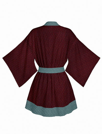 One Of A Kind Recyled Sari Kimono #112