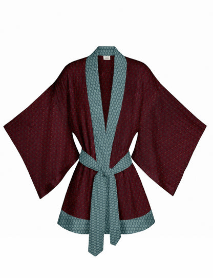 One Of A Kind Recyled Sari Kimono #112