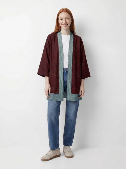 One Of A Kind Recyled Sari Kimono #112