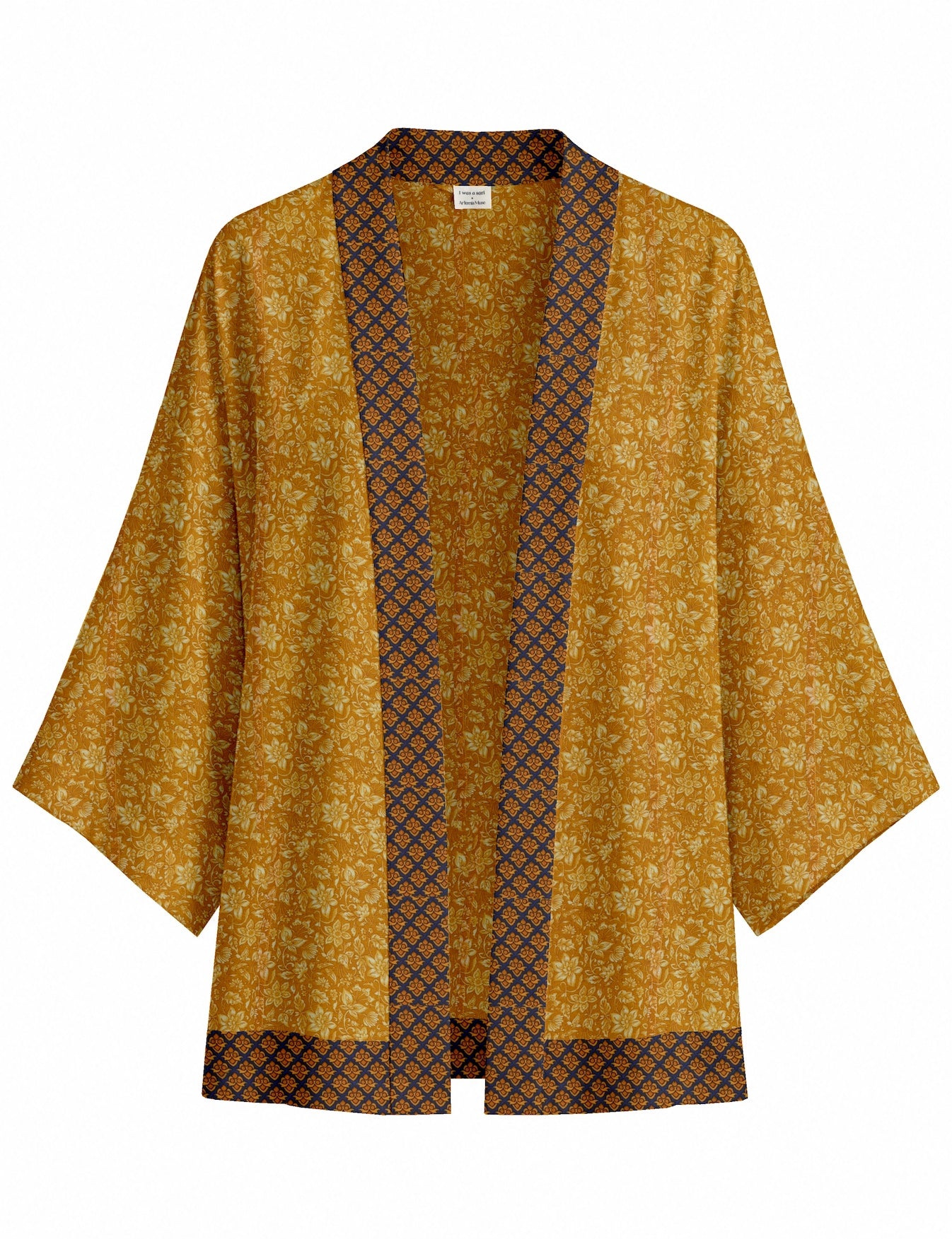 One Of A Kind Recyled Sari Kimono #113