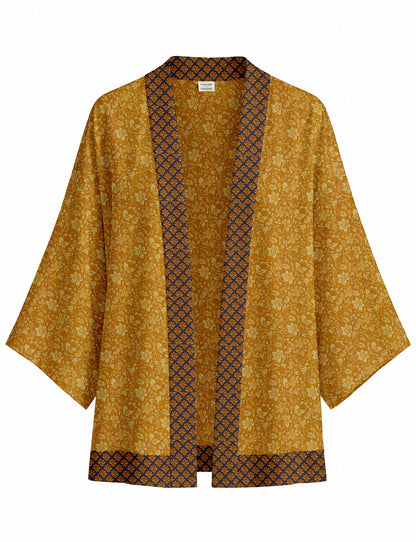 One Of A Kind Recyled Sari Kimono #113