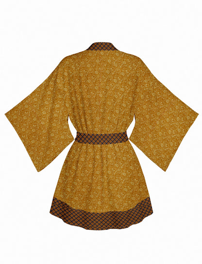 One Of A Kind Recyled Sari Kimono #113