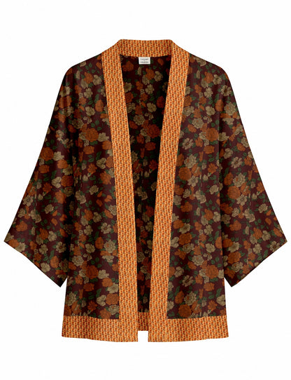 One Of A Kind Recyled Sari Kimono #114