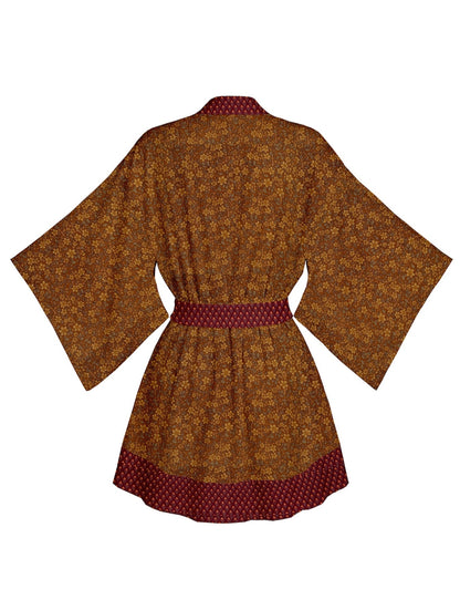 One Of A Kind Recyled Sari Kimono #115