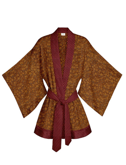 One Of A Kind Recyled Sari Kimono #115