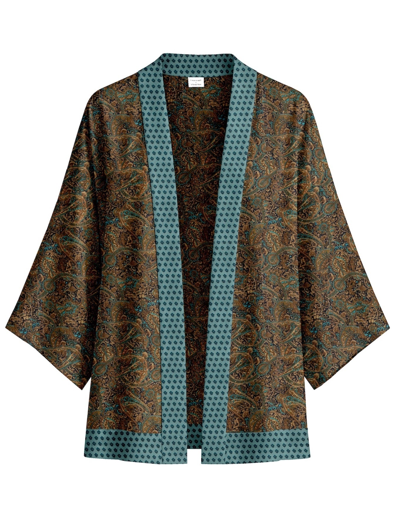 One Of A Kind Recyled Sari Kimono #116