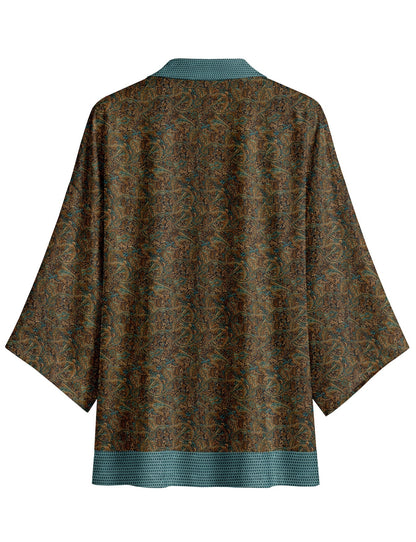 One Of A Kind Recyled Sari Kimono #116