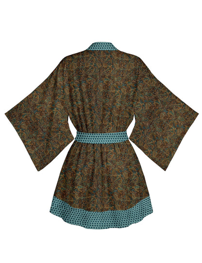 One Of A Kind Recyled Sari Kimono #116