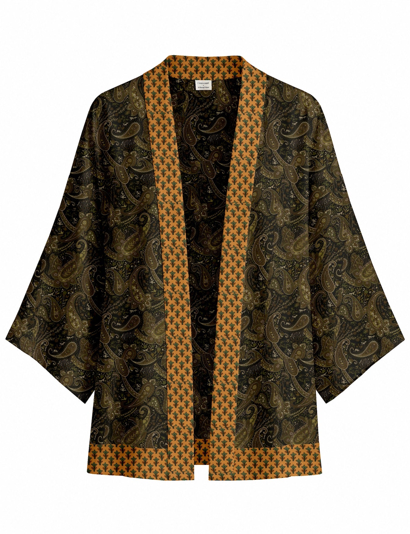 One Of A Kind Recyled Sari Kimono #117