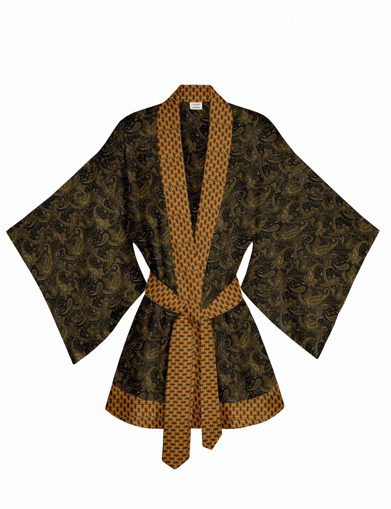 One Of A Kind Recyled Sari Kimono #117