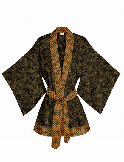 One Of A Kind Recyled Sari Kimono #117