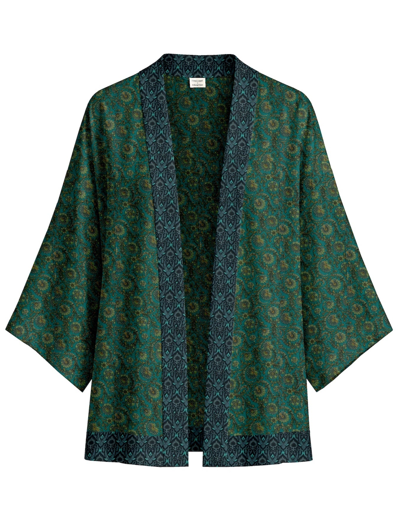 One Of A Kind Recyled Sari Kimono #119