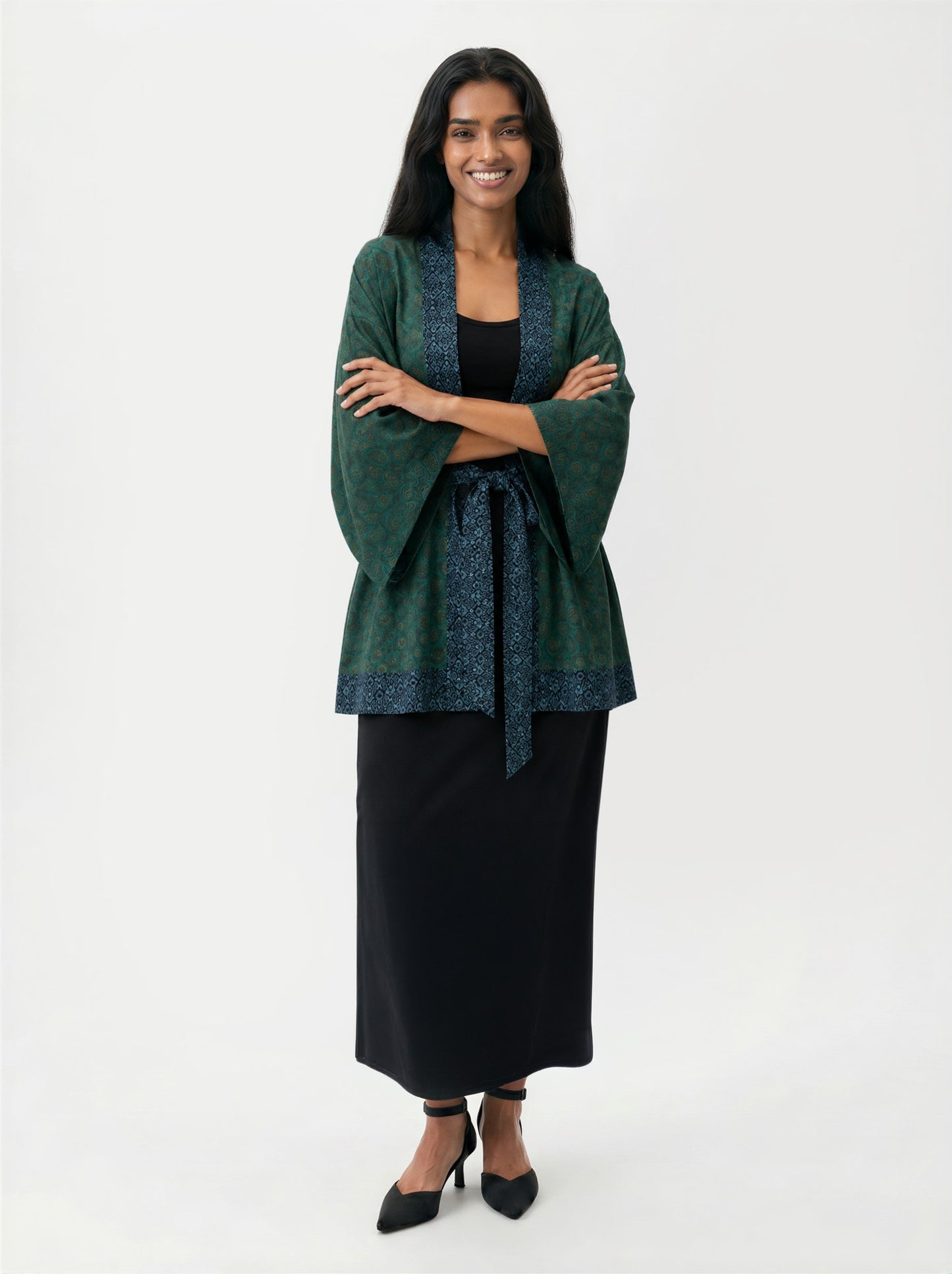One Of A Kind Recyled Sari Kimono #119