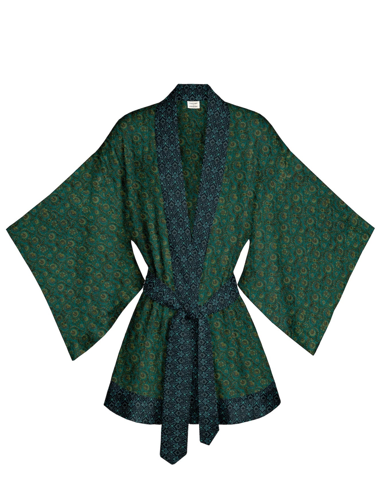One Of A Kind Recyled Sari Kimono #119