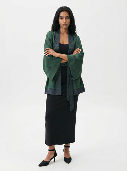 One Of A Kind Recyled Sari Kimono #119