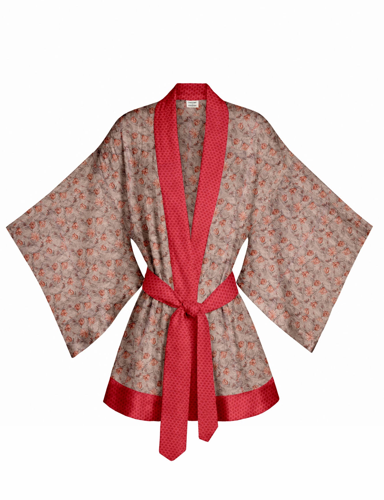 One Of A Kind Recyled Sari Kimono #12