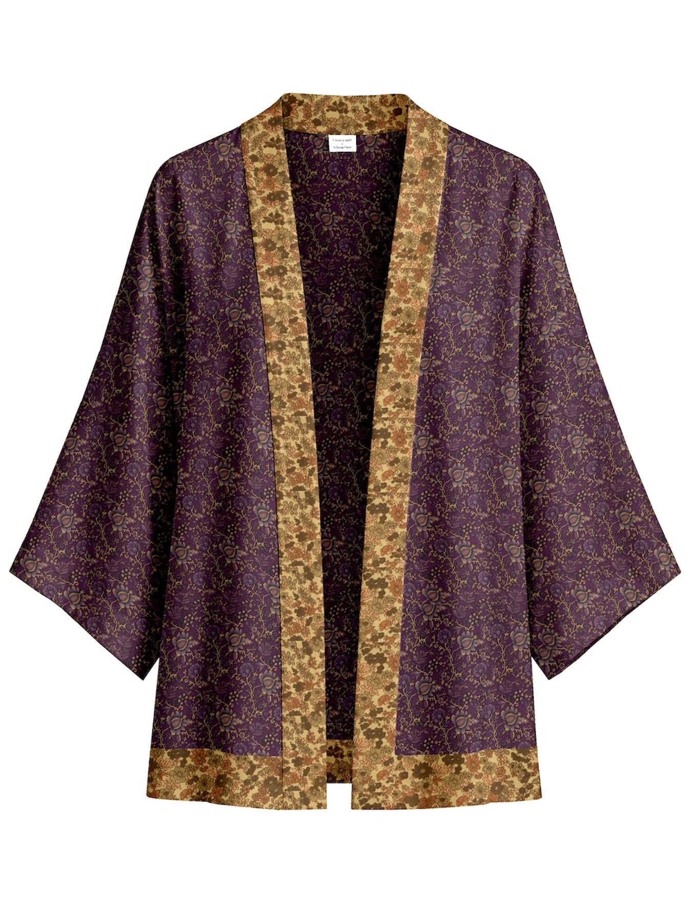 One Of A Kind Recyled Sari Kimono #120