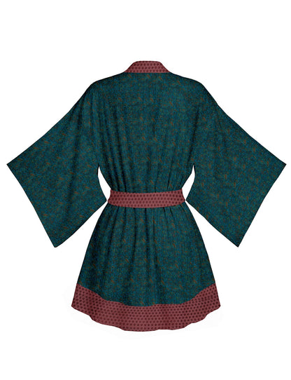 One Of A Kind Recyled Sari Kimono #123
