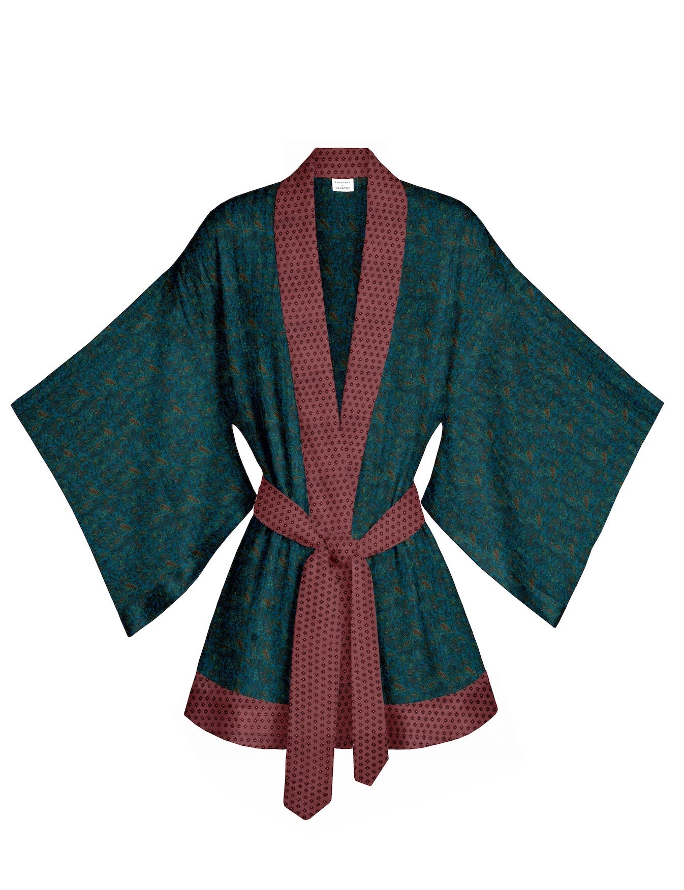One Of A Kind Recyled Sari Kimono #123