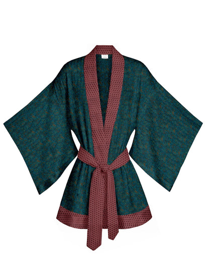 One Of A Kind Recyled Sari Kimono #123