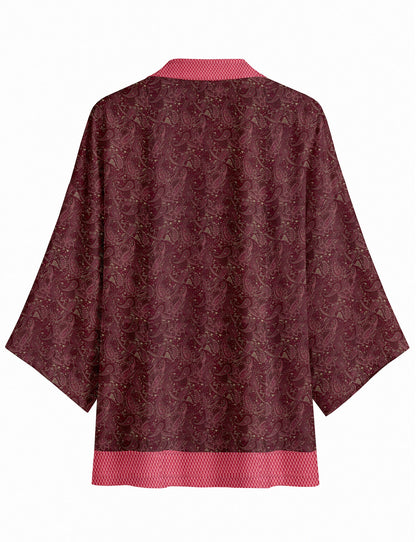 One Of A Kind Recyled Sari Kimono #124