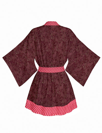 One Of A Kind Recyled Sari Kimono #124
