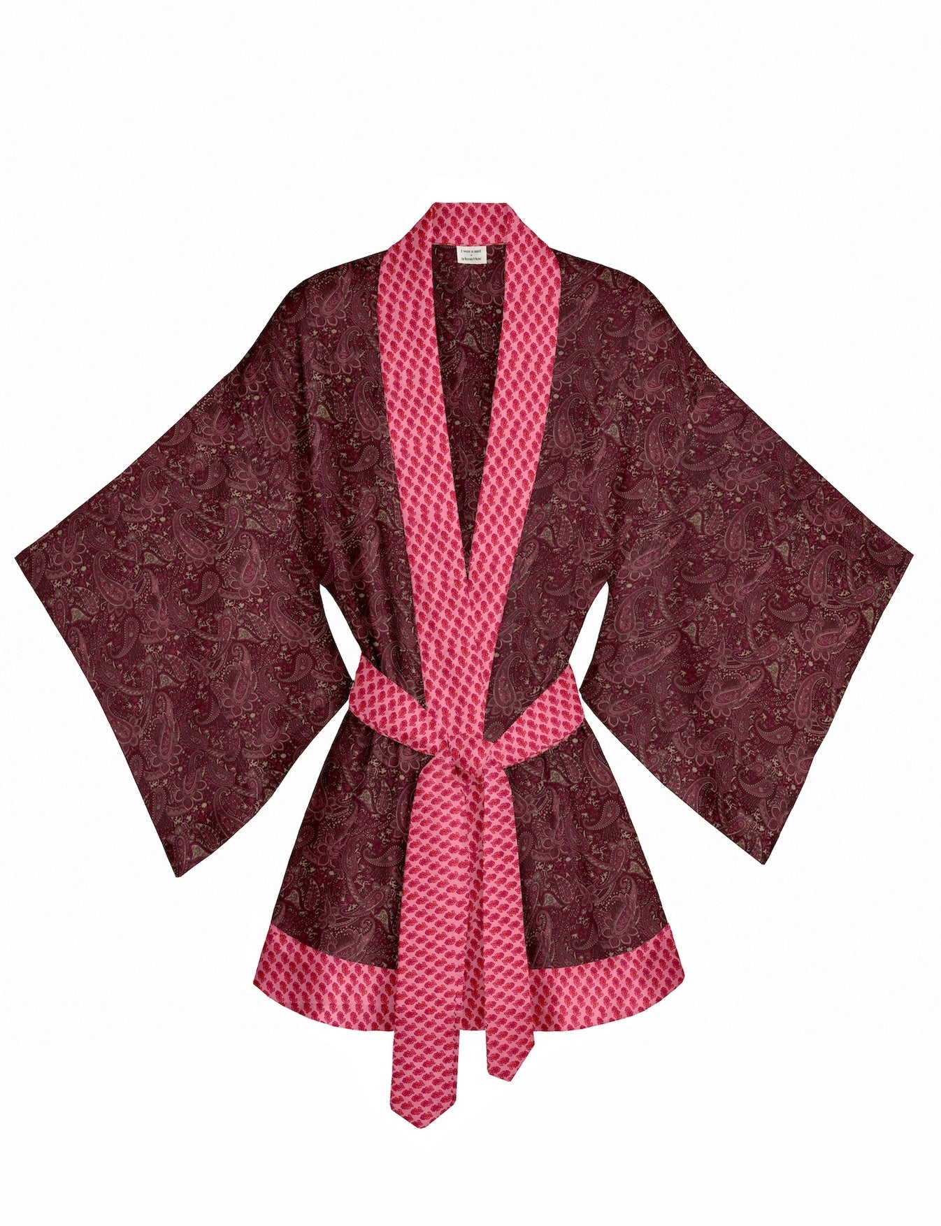 One Of A Kind Recyled Sari Kimono #124