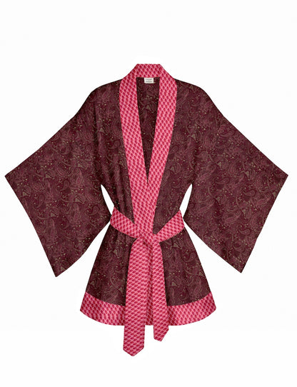 One Of A Kind Recyled Sari Kimono #124