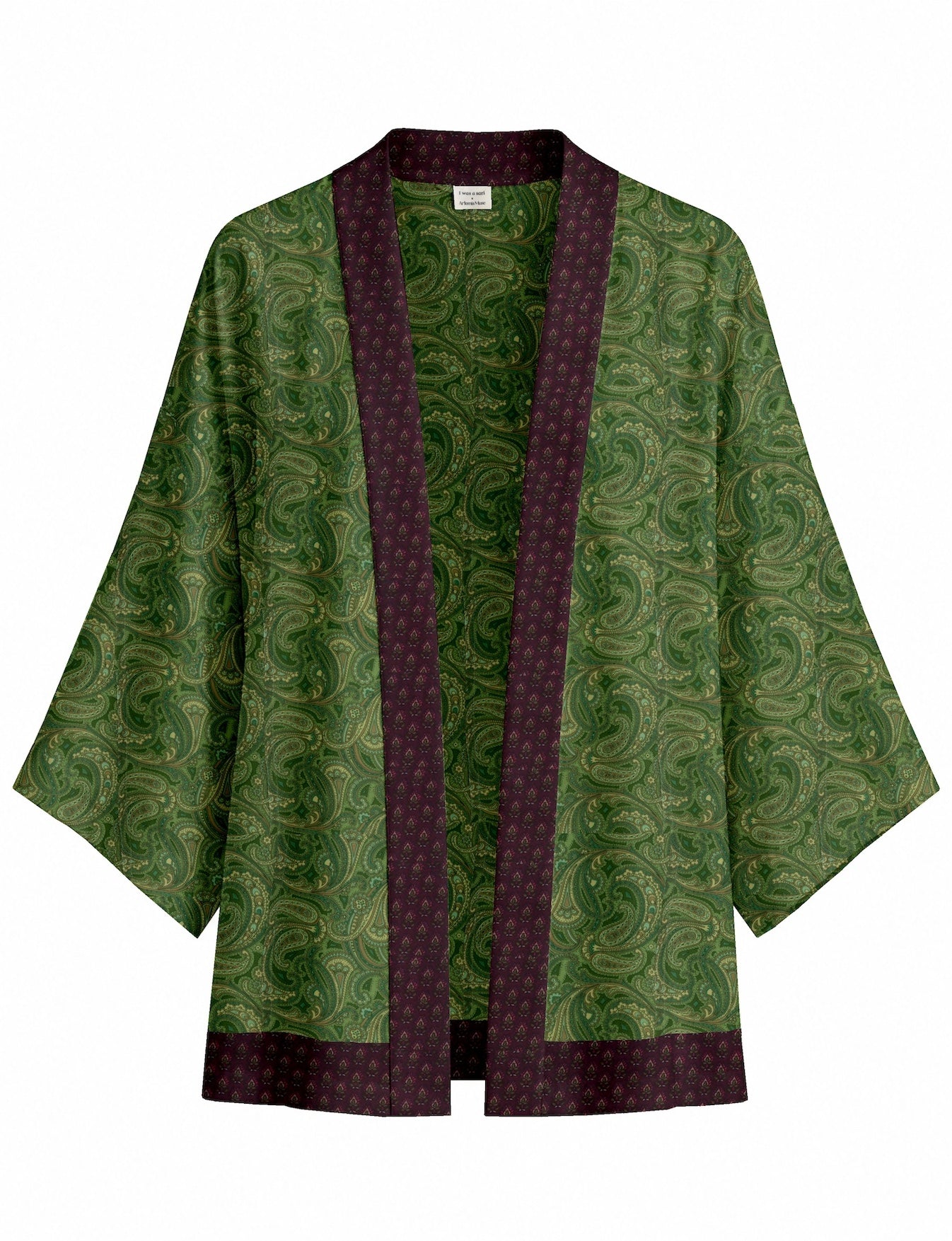One Of A Kind Recyled Sari Kimono #125