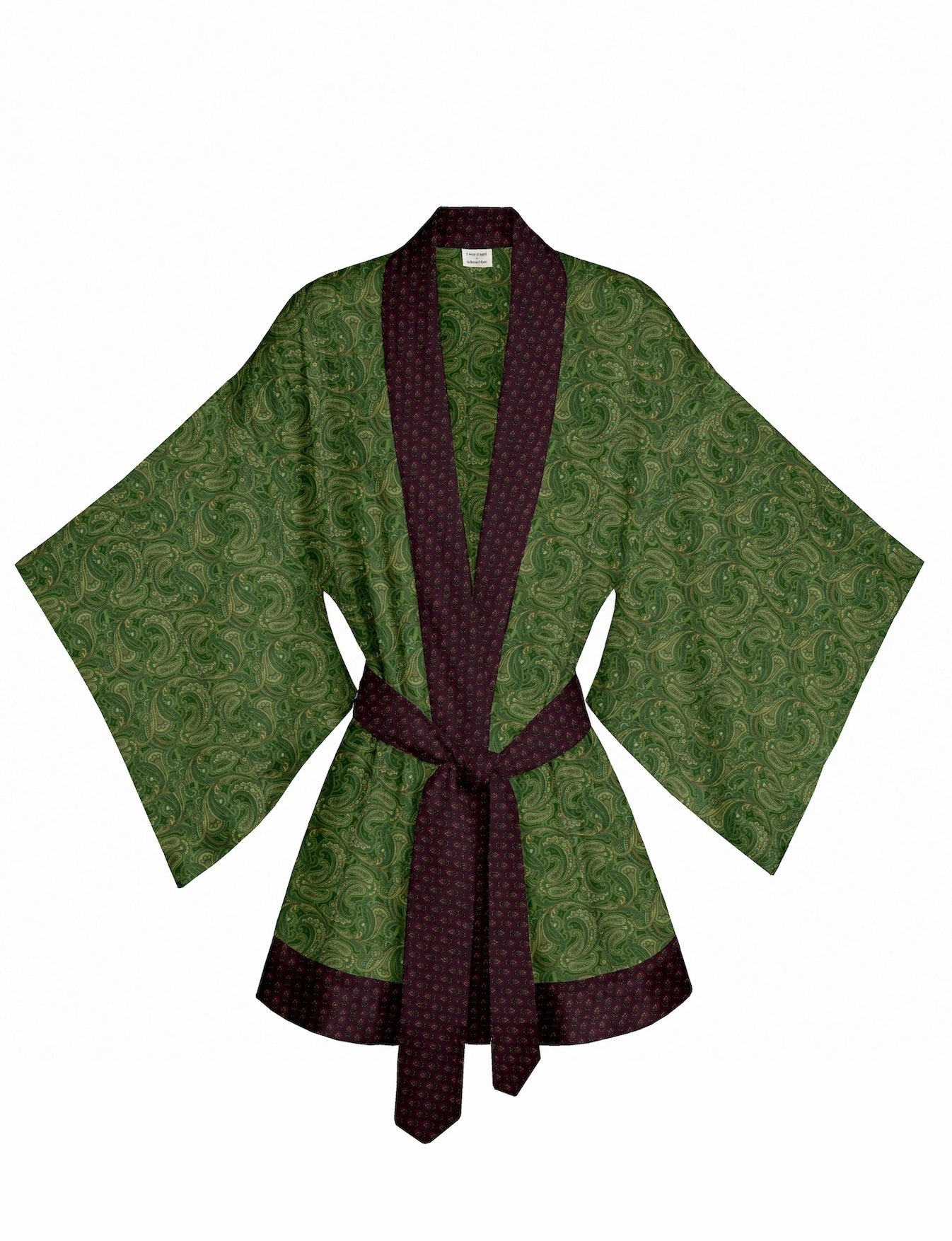One Of A Kind Recyled Sari Kimono #125