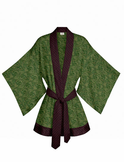 One Of A Kind Recyled Sari Kimono #125