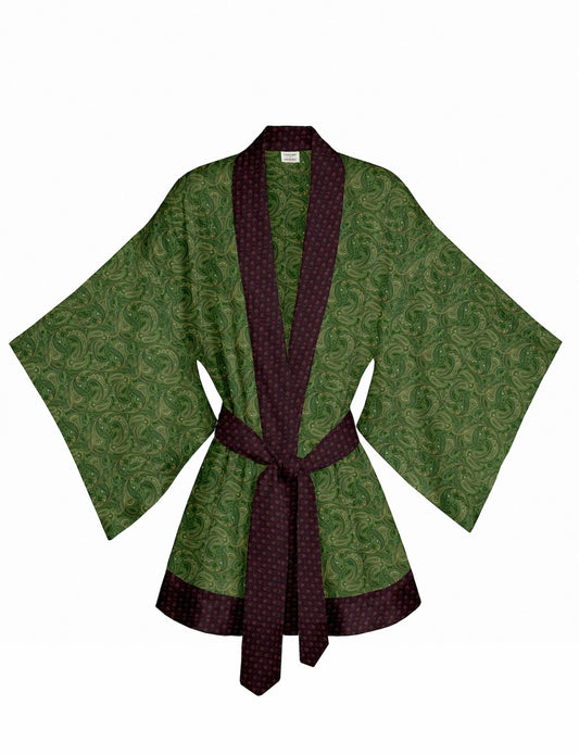 One Of A Kind Recyled Sari Kimono #125