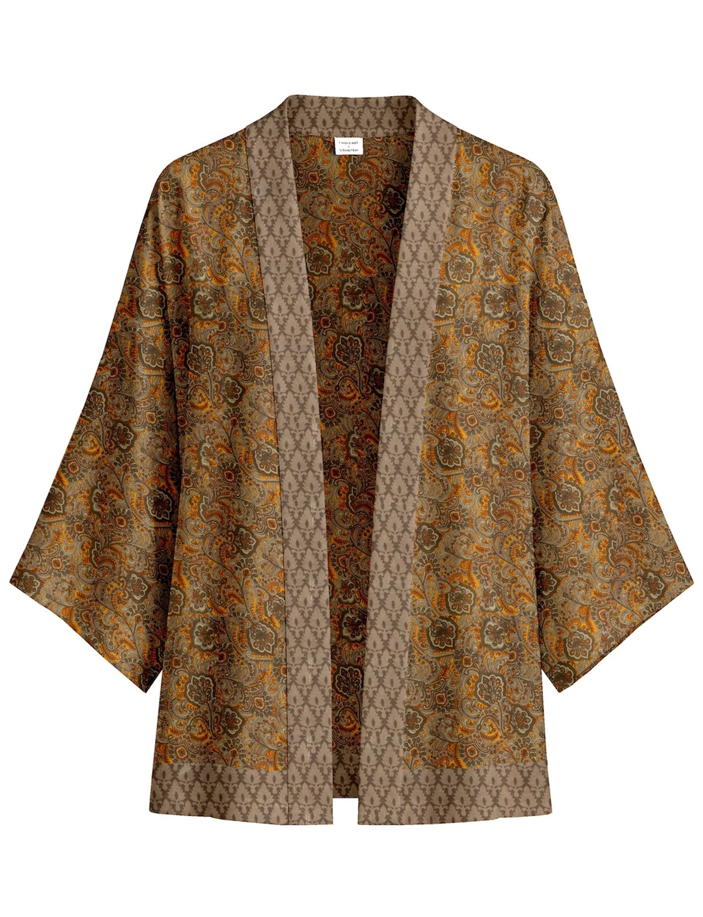 One Of A Kind Recyled Sari Kimono #126
