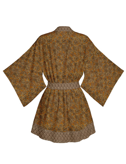 One Of A Kind Recyled Sari Kimono #126