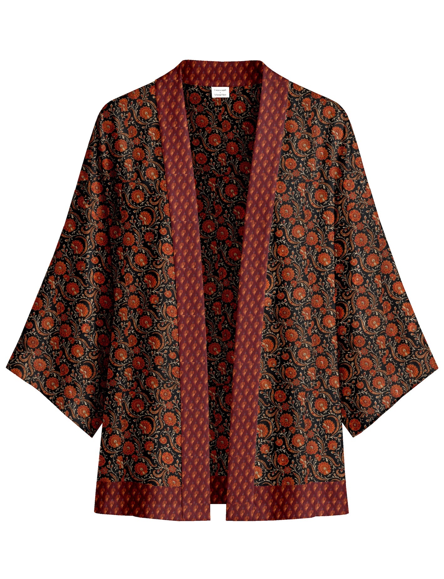 One Of A Kind Recyled Sari Kimono #127