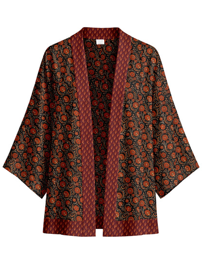 One Of A Kind Recyled Sari Kimono #127