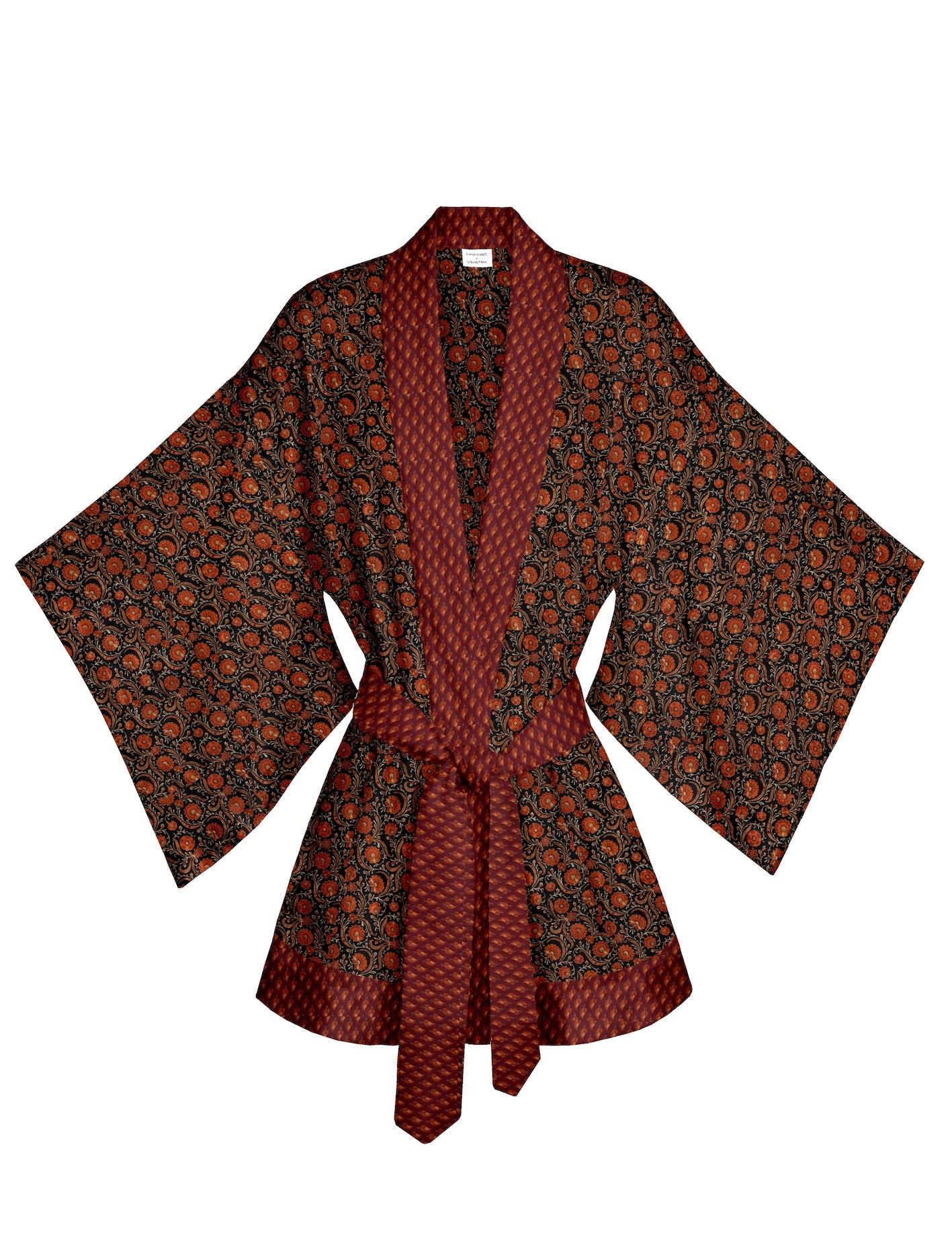 One Of A Kind Recyled Sari Kimono #127