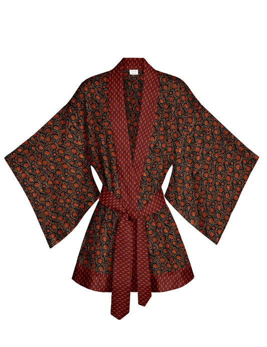 One Of A Kind Recyled Sari Kimono #127