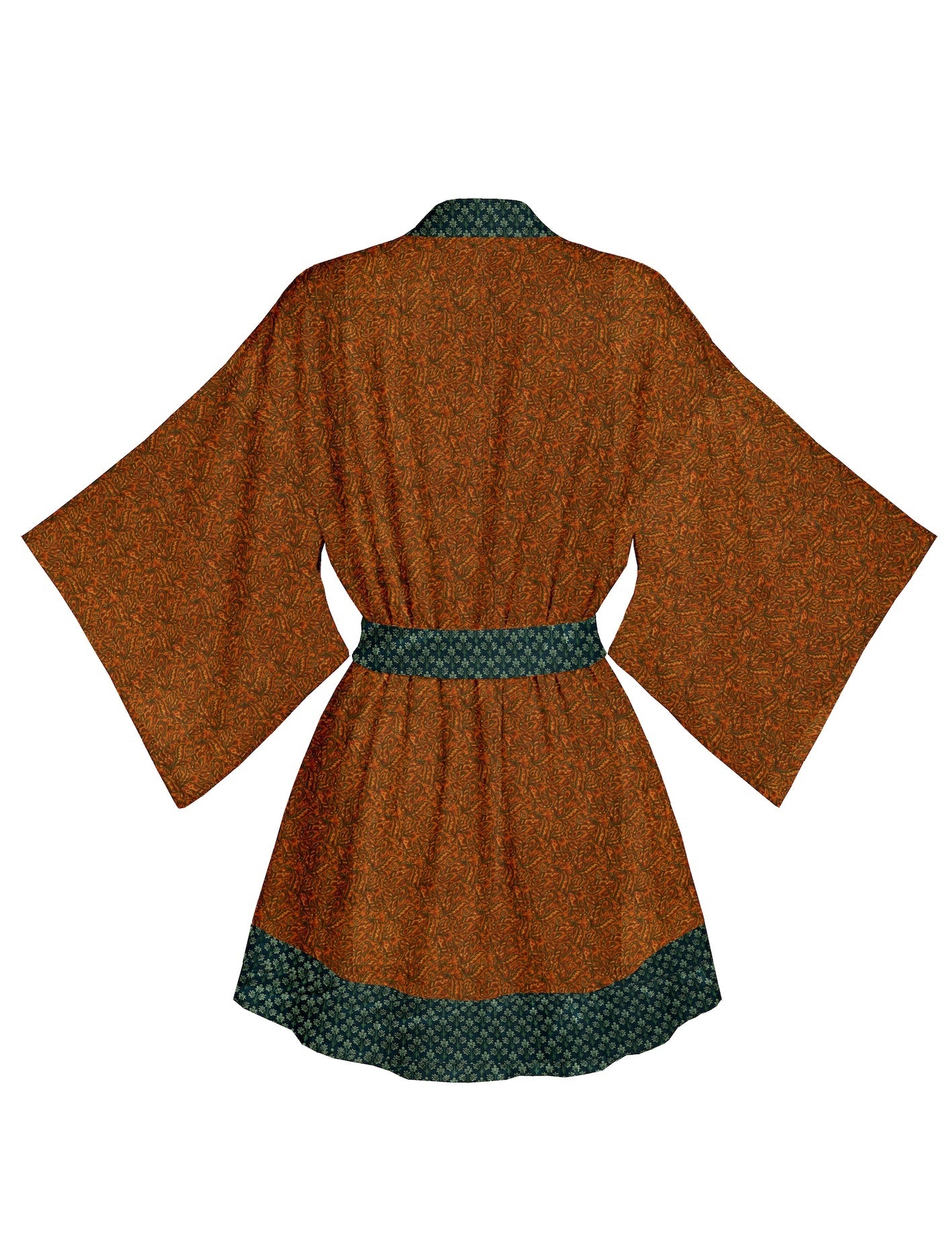 One Of A Kind Recyled Sari Kimono #128