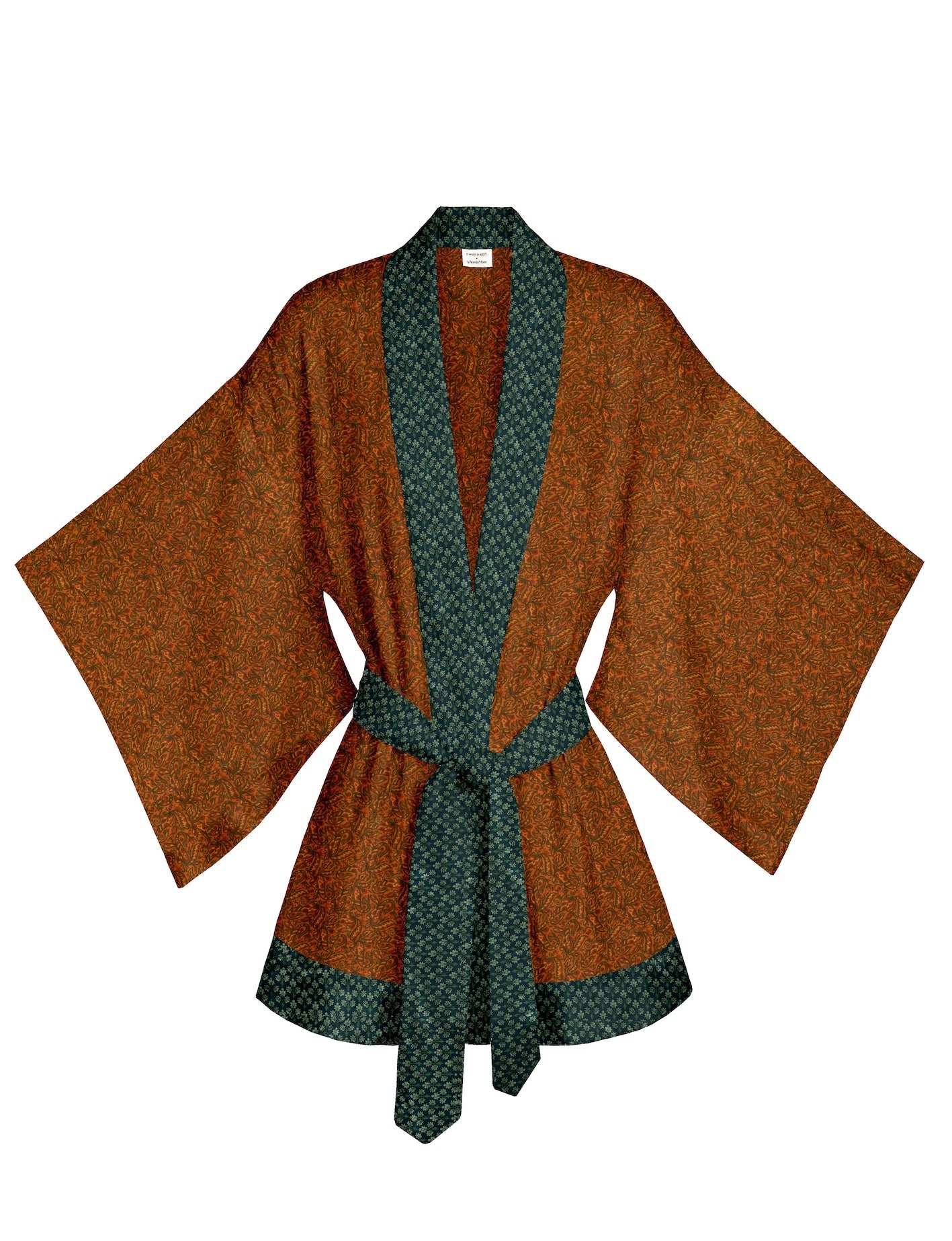 One Of A Kind Recyled Sari Kimono #128