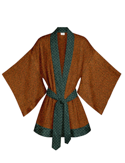 One Of A Kind Recyled Sari Kimono #128