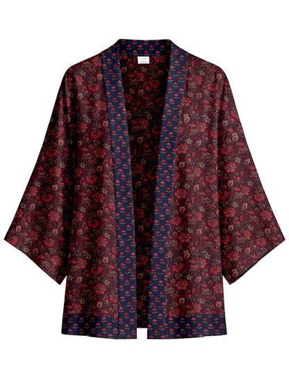 One Of A Kind Recyled Sari Kimono #129