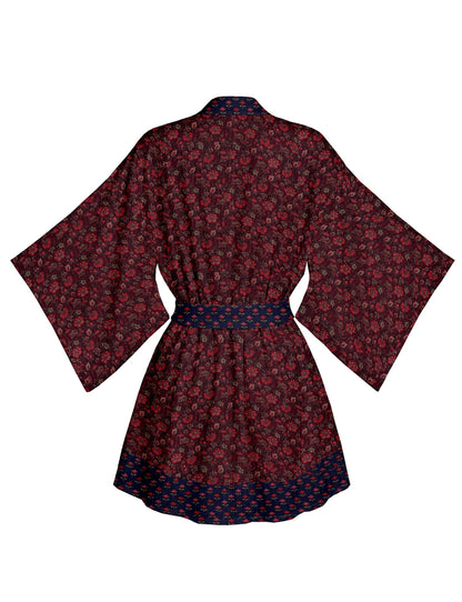 One Of A Kind Recyled Sari Kimono #129