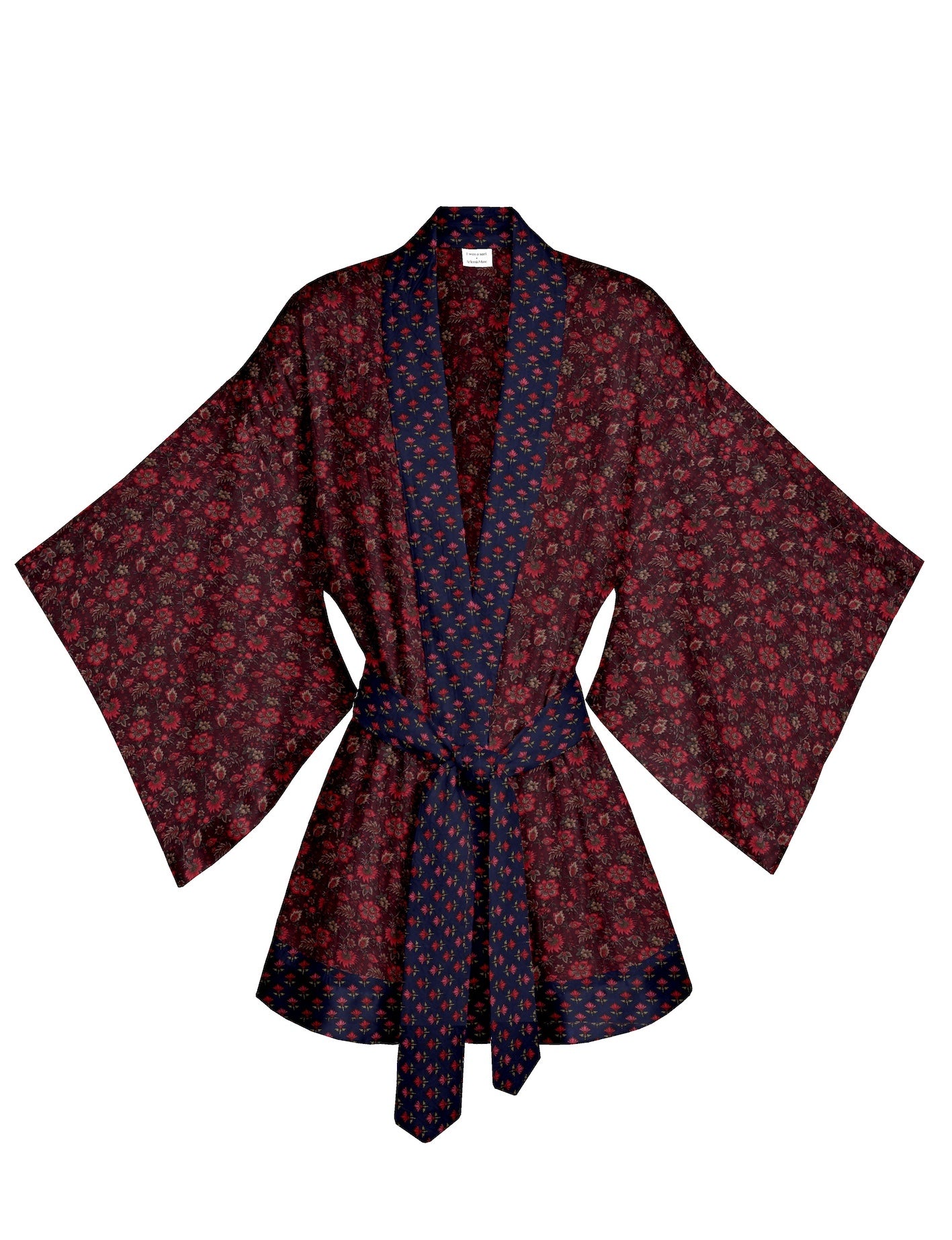 One Of A Kind Recyled Sari Kimono #129