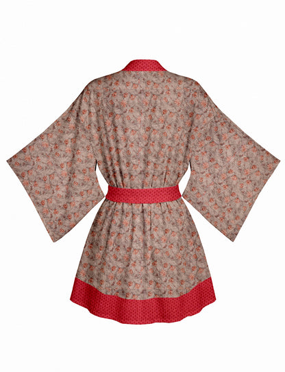 One Of A Kind Recyled Sari Kimono #12